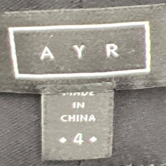 AYR The Sizzle Tonal Seamed Pants Black Sz 4 NWOT - Picture 7 of 8